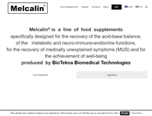 Tablet Screenshot of melcalin.com